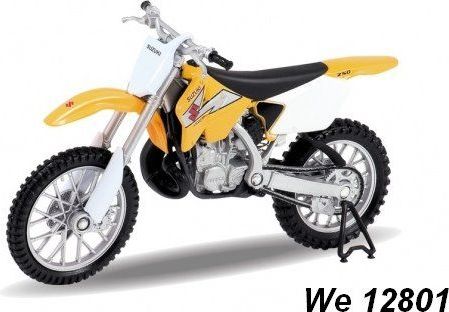 Welly Motocykl Suzuki RM250 1:18 žlutý - obrázek 1