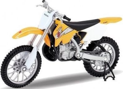 Welly Motocykl Suzuki RM250 1:18 žlutý - obrázek 2