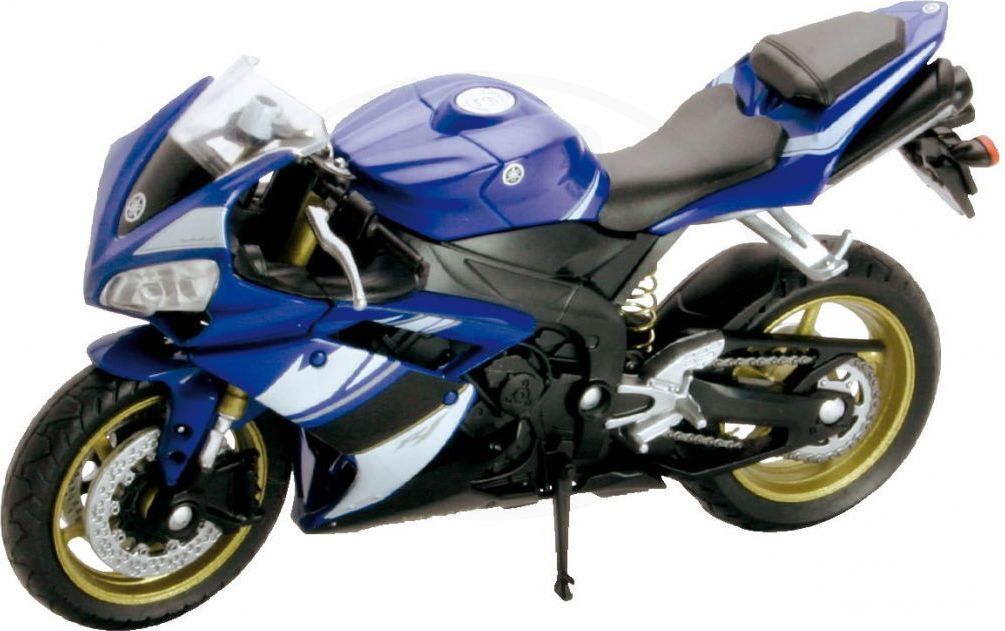 Welly - Motocykl Yamaha YZF-R1 model 1:10 modrý - obrázek 2