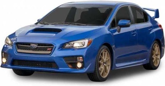 Welly Subaru Impreza WRX STI 1:34 modré - obrázek 1