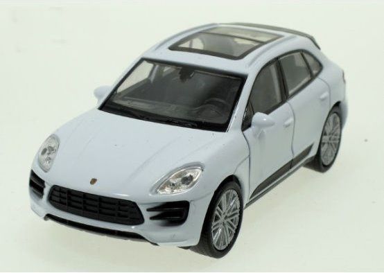 Welly - Porsche Macan Turbo model 1:34 bílé - obrázek 1