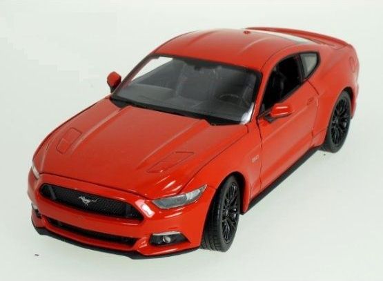 Welly - Ford Mustang GT (2015) model 1:34 červený - obrázek 1