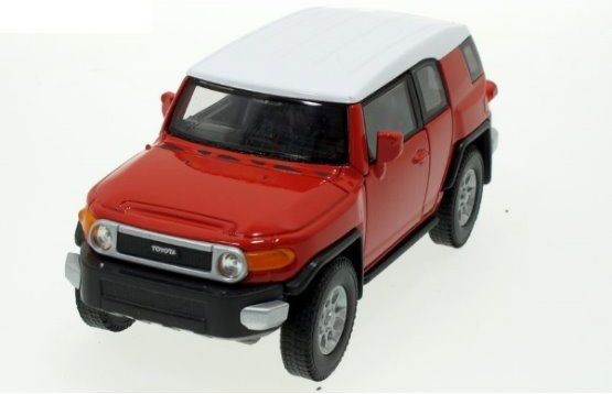Welly - Toyota FJ Cruiser model 1:34 červená - obrázek 1