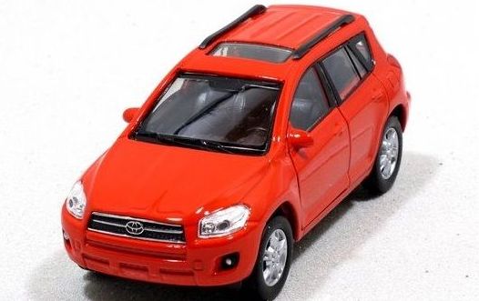 Welly - Toyota RAV 4 model 1:34 červená - obrázek 1