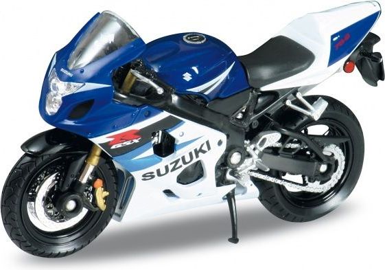 Welly Motocykl Suzuki GSX-R750 1:18 modrý - obrázek 2
