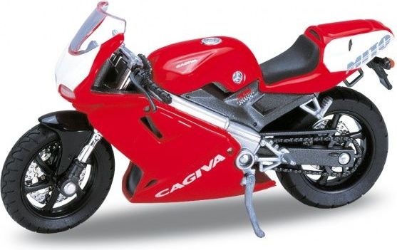 Welly - Motocykl Cagiva Mito 125 model 1:18 červená - obrázek 2