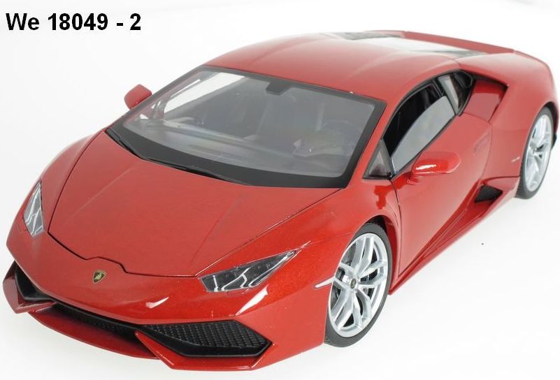 Welly - Lamborghini Huracán LP 610-4 model 1:18 červené - obrázek 1
