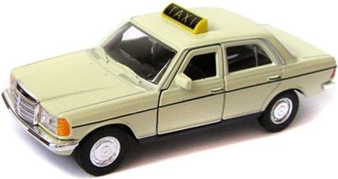 Welly - Mercedes-Benz W123 1:34 - taxi krémové - obrázek 1