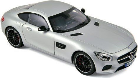 Welly Mercedes-Benz AMG GT 1:34 stříbrný - obrázek 1