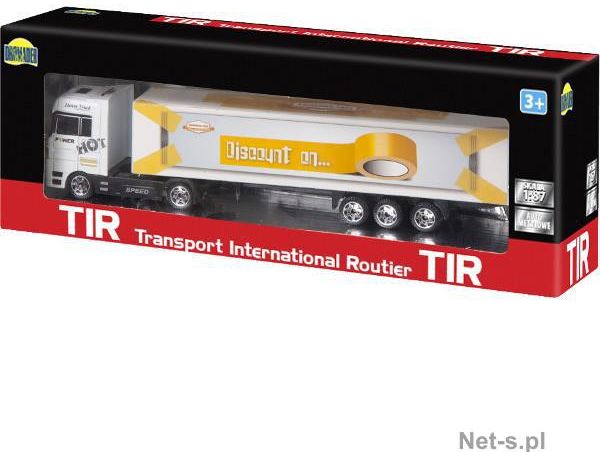 Welly - Transport International Routier 1ks - červená - obrázek 1