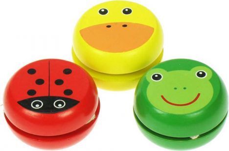 Bigjigs Toys - Dřevěné Jojo 1ks   kačenka - obrázek 1