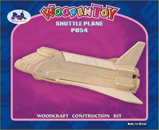 Woodcraft construction kit Woodcraft Dřevěné 3D puzzle raketoplán - obrázek 1