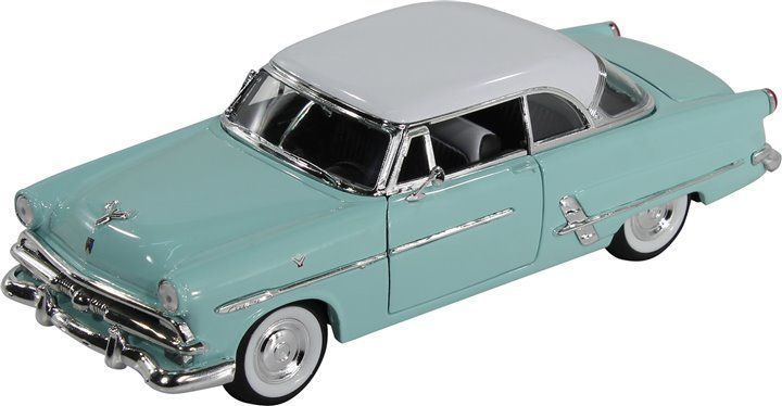 Welly - Ford Crestline Victoria (1953) model 1:24 tyrkysový - obrázek 1