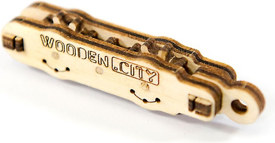 Wooden.city Wooden City 3D mechanický přívěšek na klíče - obrázek 7