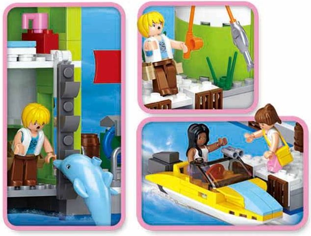 Sluban Girls Dream Holidays M38-B0607 Maják - obrázek 5
