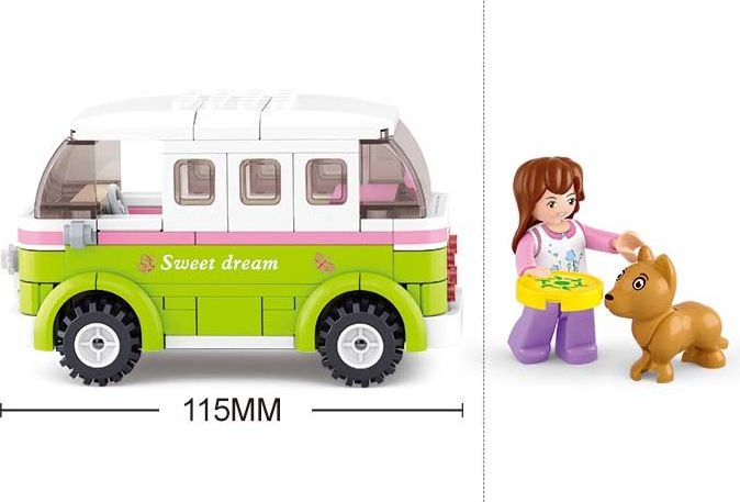 Sluban Girls Dream Town M38-B0523 Obytné auto - obrázek 2