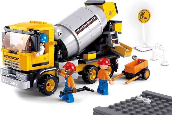 Sluban Town Stavitelé M38-B0550 Vůz - domichávač na beton - obrázek 1
