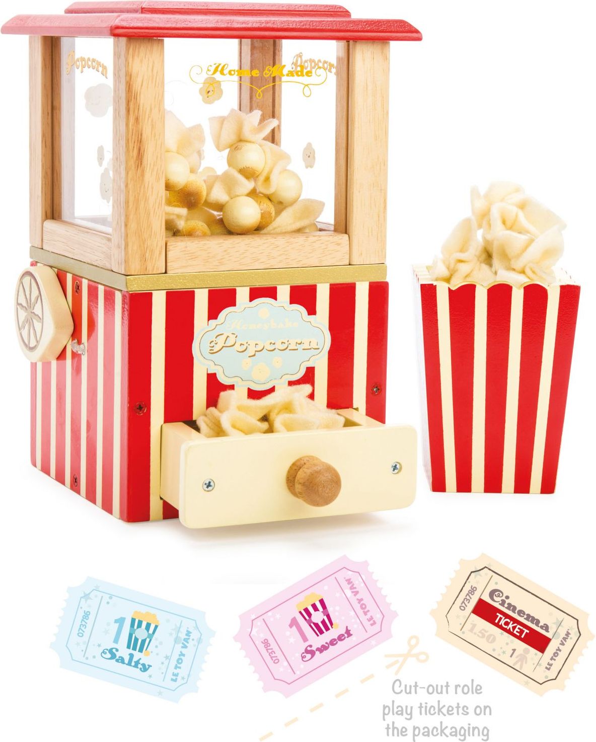 Kuchyň - Popcornovač dřevěný (Le Toy Van) - obrázek 7