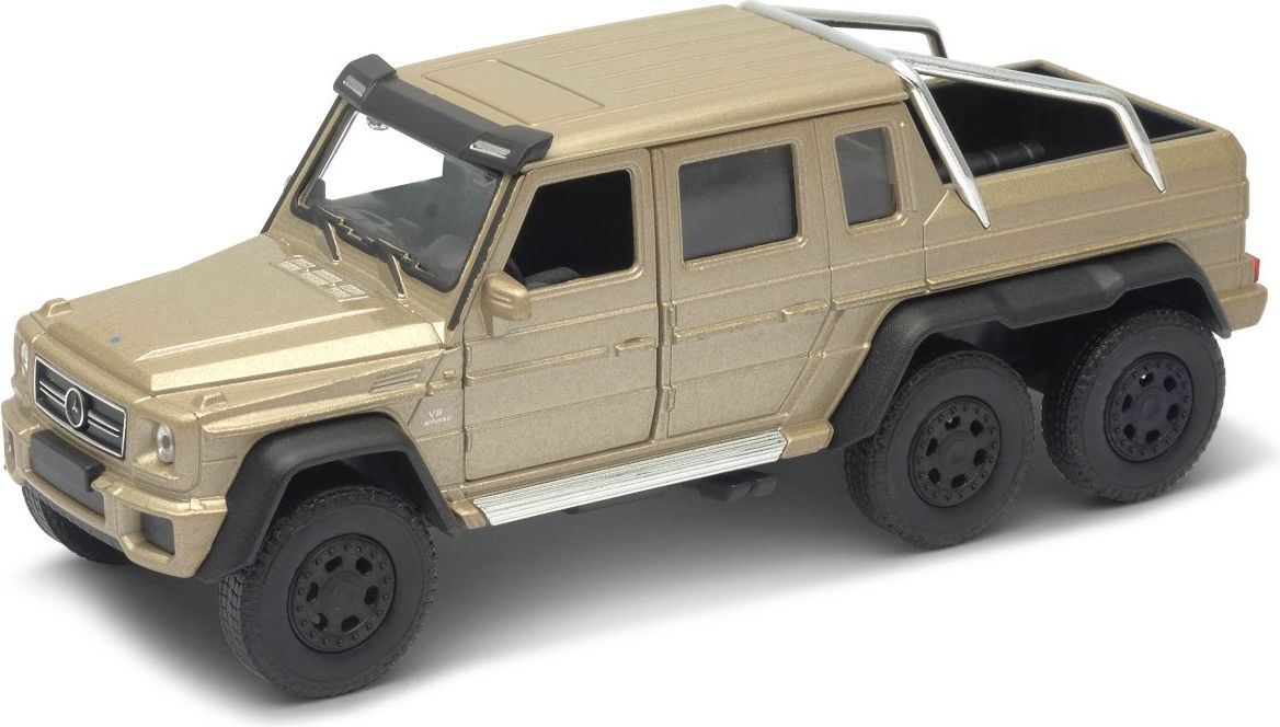 Welly Mercedes-Benz G63 AMG 6x6 1:34 metalická - obrázek 2