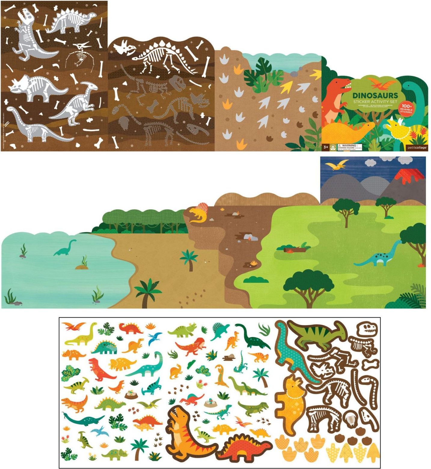 Kreativní samolepky - Dinosauři - obrázek 1
