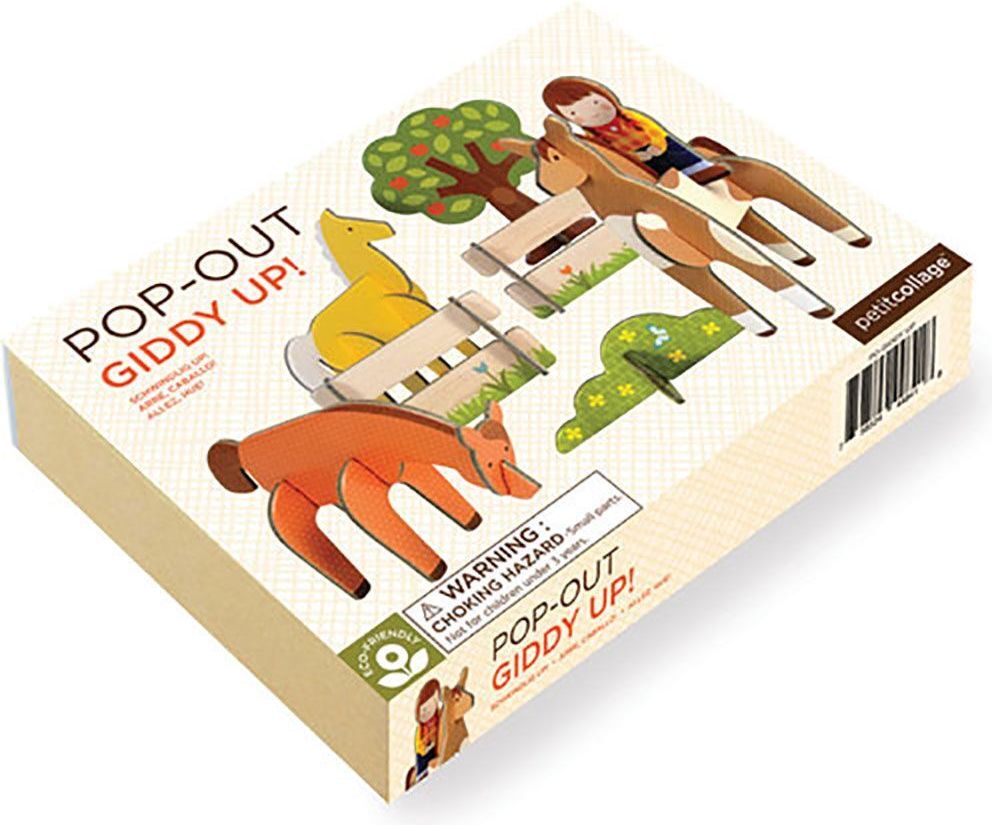 Petitcollage 3D puzzle Koně - obrázek 2