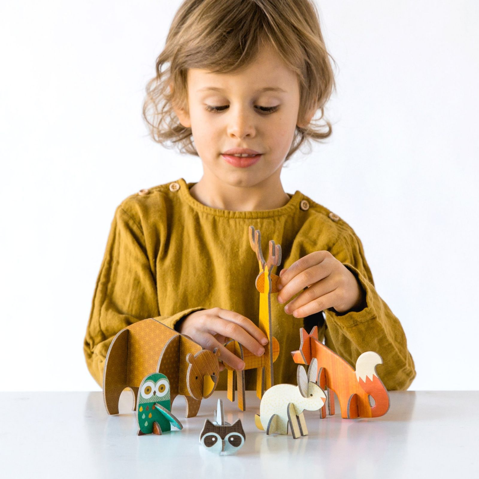 Petitcollage 3D puzzle Lesní zvířátka - obrázek 3