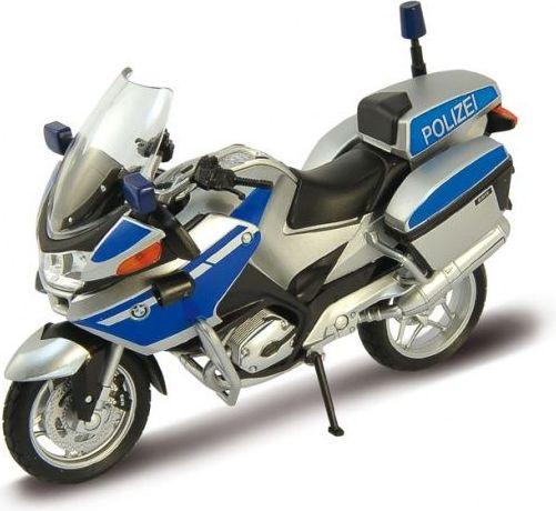 Welly Motocykl BMW R1200 RT 1:18 policejní bílý - obrázek 1