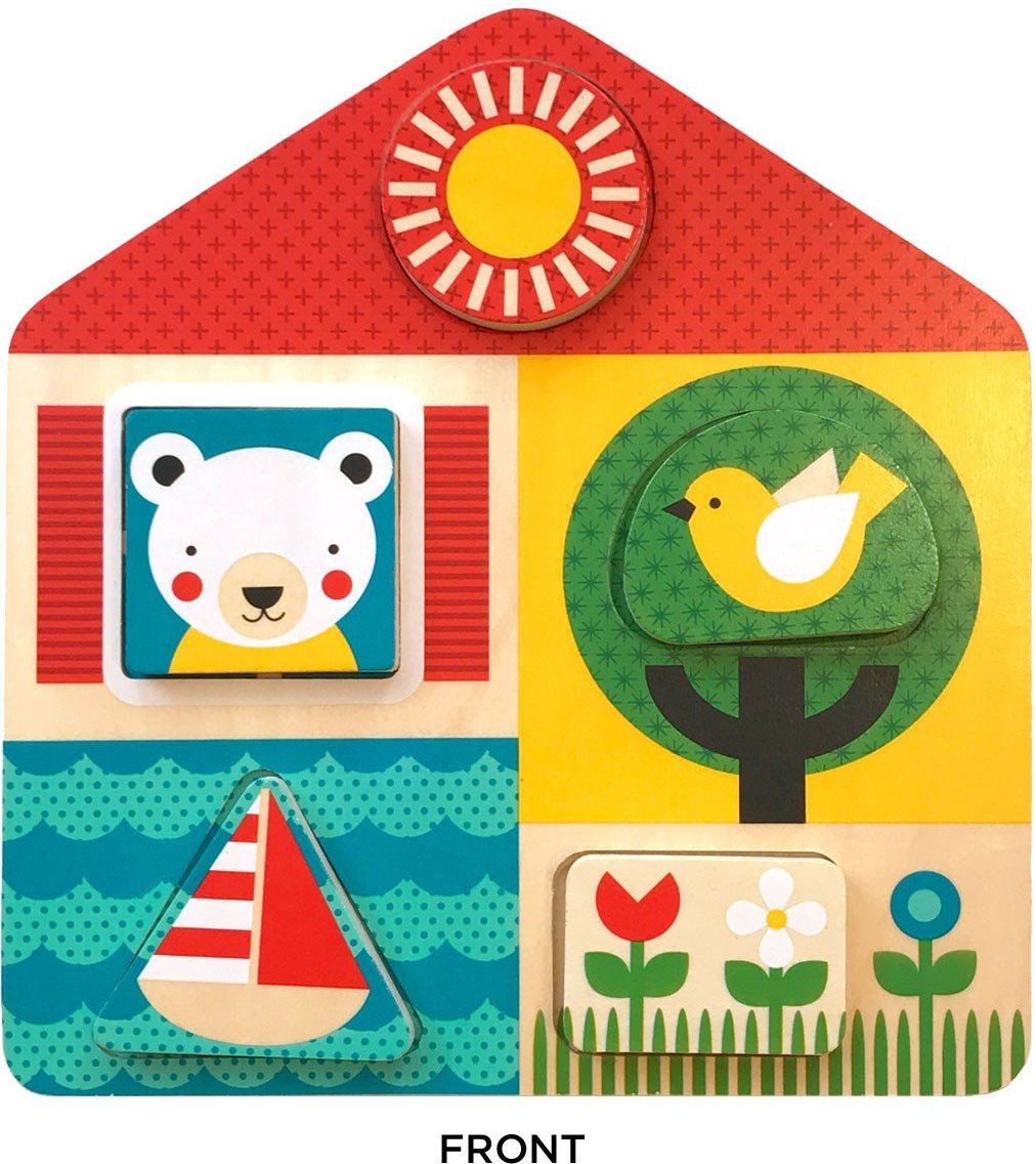 Petitcollage Vkládací puzzle 2v1 den a noc - obrázek 4