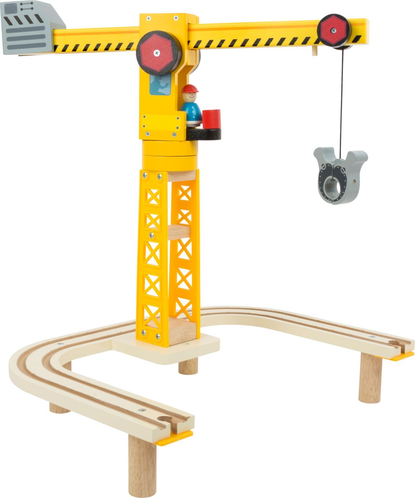 Legler Small Foot Vláčkodráha s jeřábem - obrázek 7