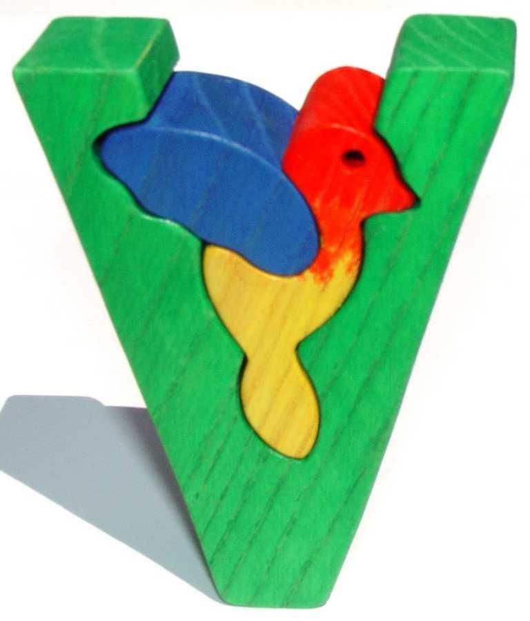 Fauna Abeceda písmeno V ptáček - obrázek 1