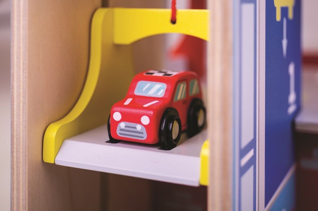 Bigjigs Toys Garáž s parkovištěm - obrázek 2
