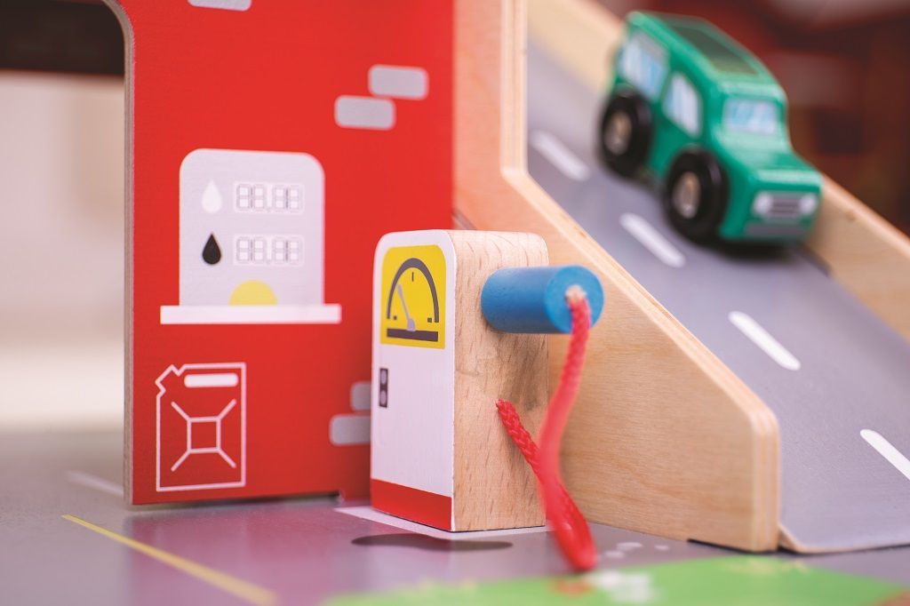 Bigjigs Toys Garáž s parkovištěm - obrázek 14