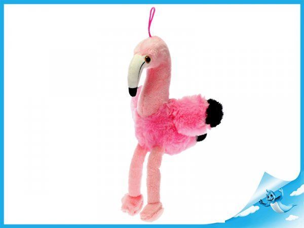Plameňák plyšový 34cm 0m+ - obrázek 1