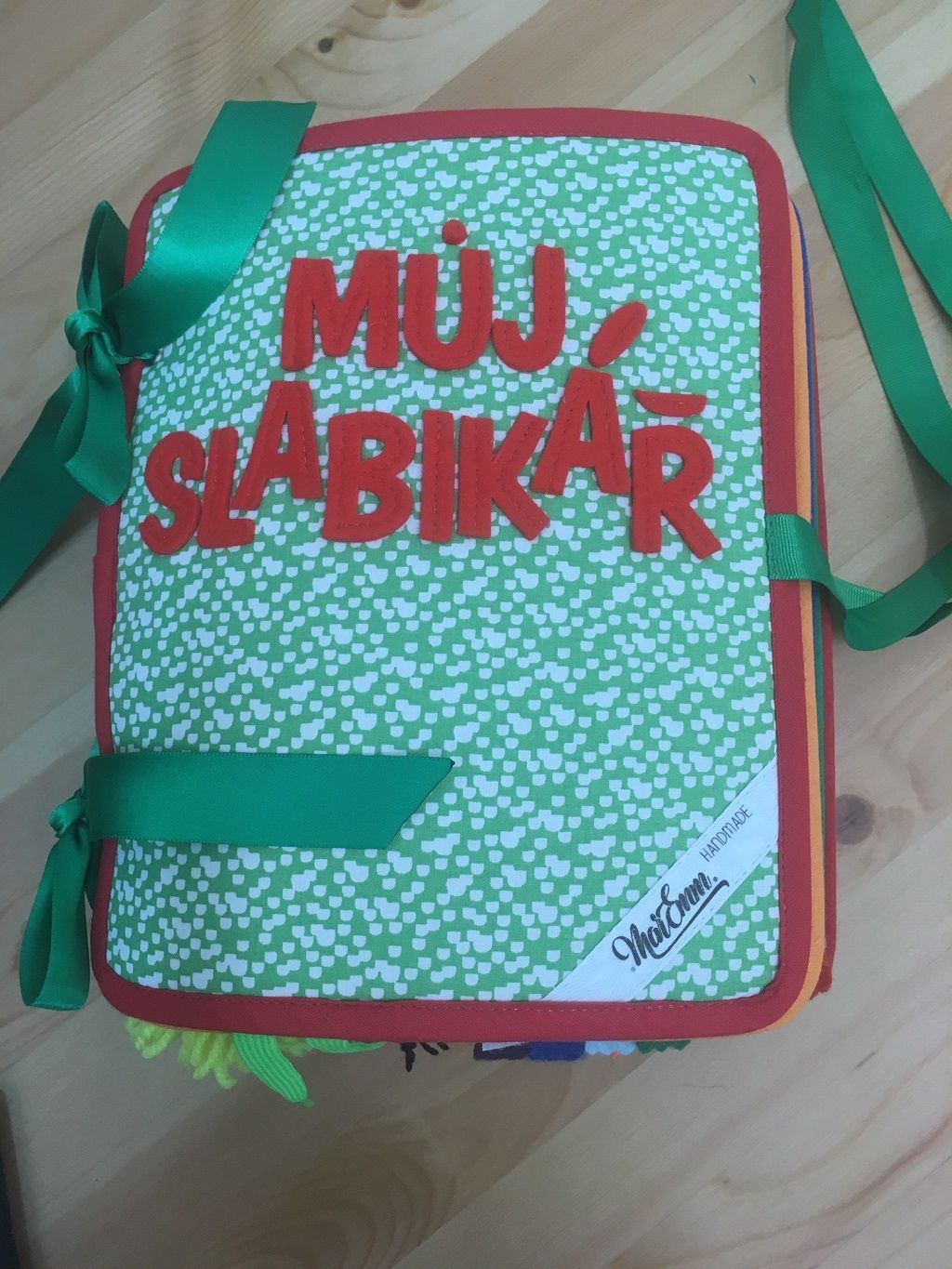 MarEmm Quiet Book Slabikář český - obrázek 10