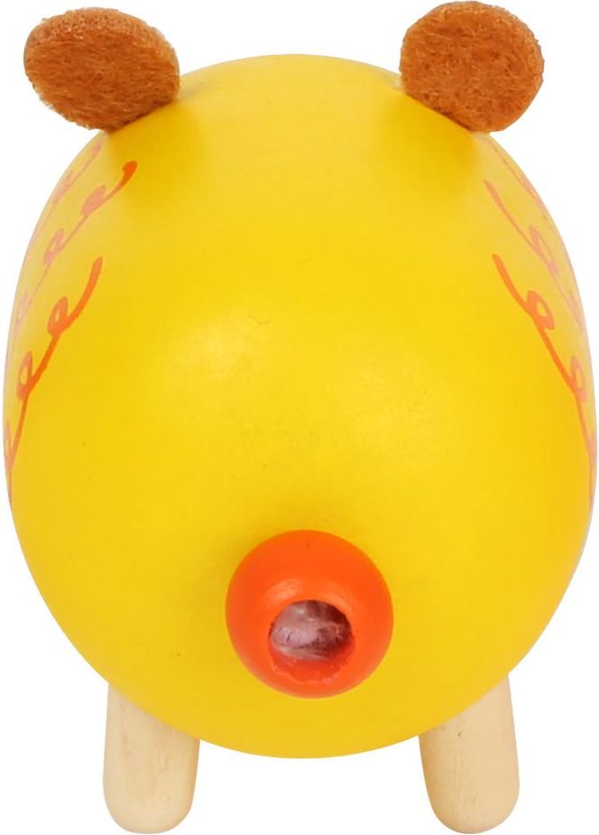 Small foot by Legler Small Foot Dřevěné zvířátko se zvukem 1 ks žlutá ovečka - obrázek 3