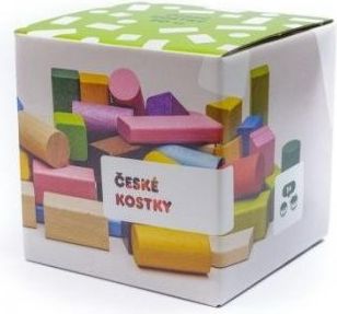 Gerlich Dřevěné kostičky mix 50 - obrázek 6