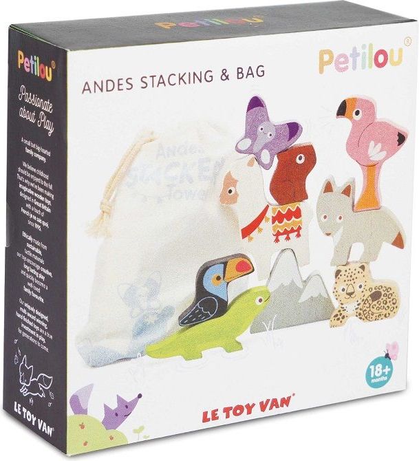Motorická hra - Petilou, Skládací věž Andes (Le Toy Van) - obrázek 4