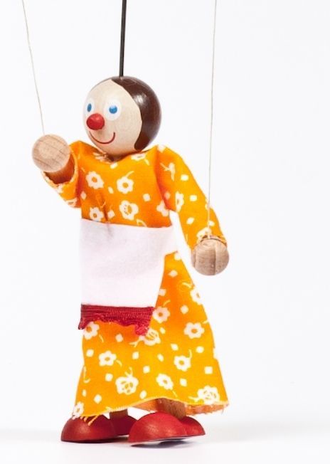 Gerlich Dřevěná loutka Maminka Boženka - obrázek 3