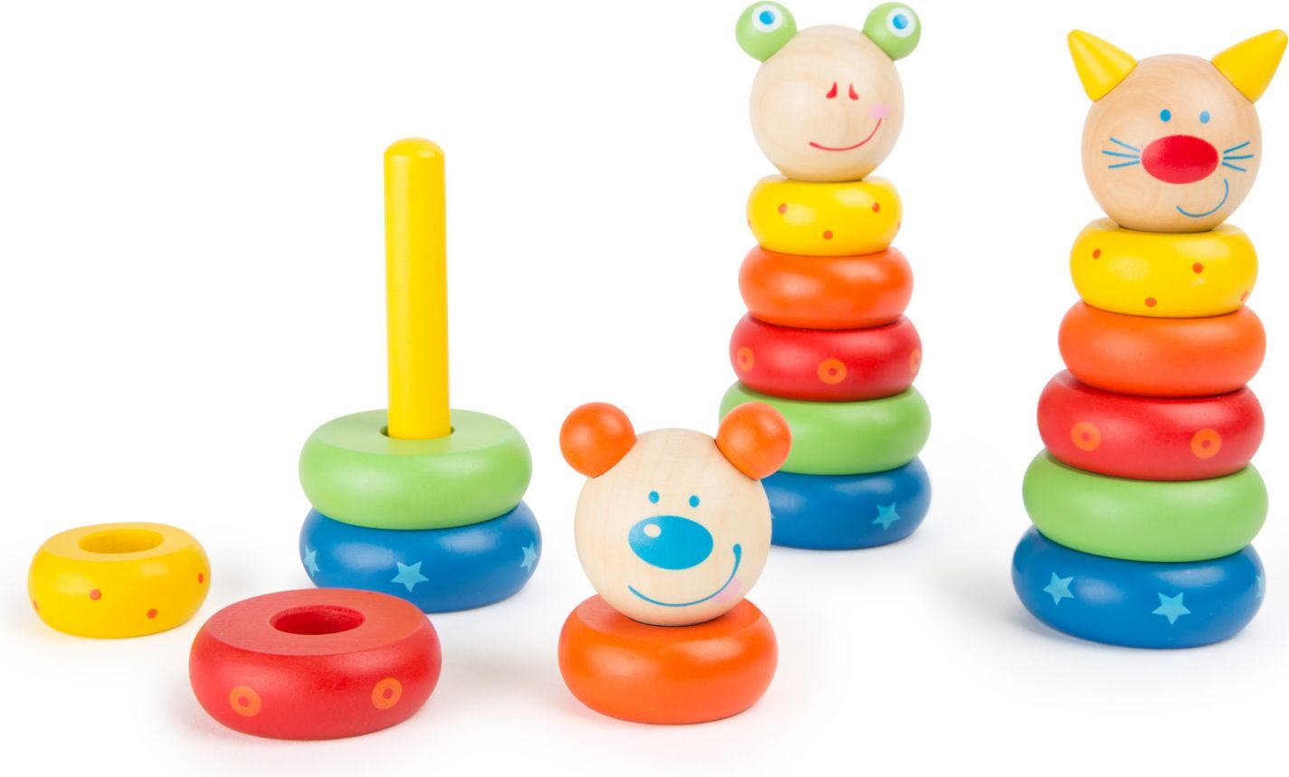 SMALL FOOT BY LEGLER Small Foot Displej stohovací věž zvířátka 9 ks - obrázek 3