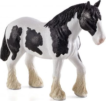 Mojo Animal Planet Clydesdale kůň černobílý - obrázek 1