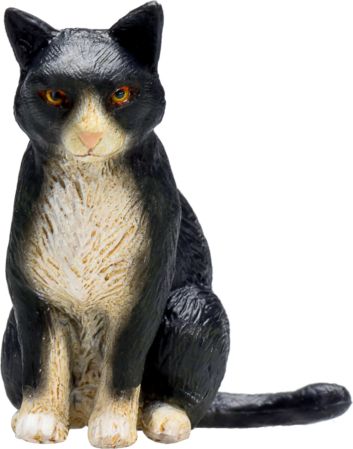 Mojo Animal Planet Kočka černobílá sedící - obrázek 1