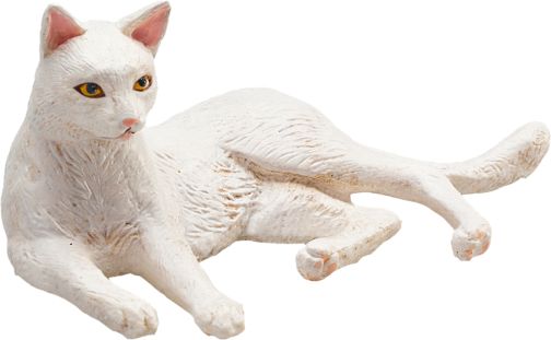 Mojo Animal Planet Kočka bílá ležící - obrázek 1