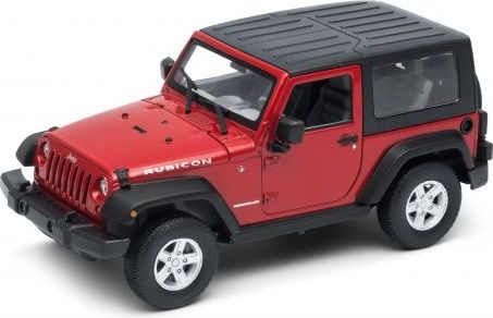 Welly Jeep Wrangler (2007) model 1:24 červený - obrázek 1