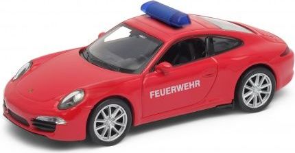 Welly - Porsche 911 Carrera S model 1:34 policie červené - obrázek 1