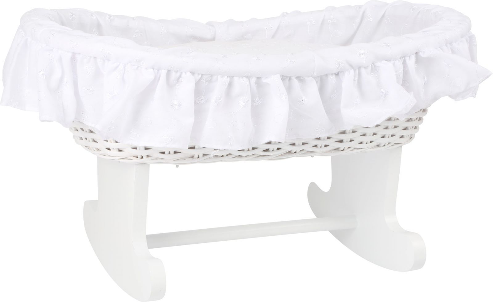 Legler Small Foot Kolébka pro panenky Bassinet bílá - obrázek 1