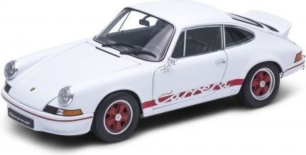Welly Porsche 911 Carrera RS (1973) model 1:34 bílé s pruhem červeným - obrázek 1
