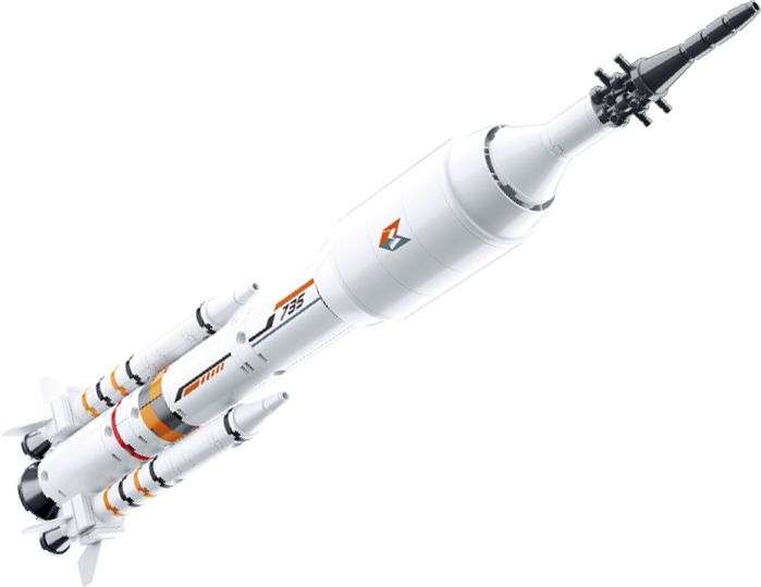 Sluban Space M38-B0735 Raketa pro raketoplán 2v1 - obrázek 1
