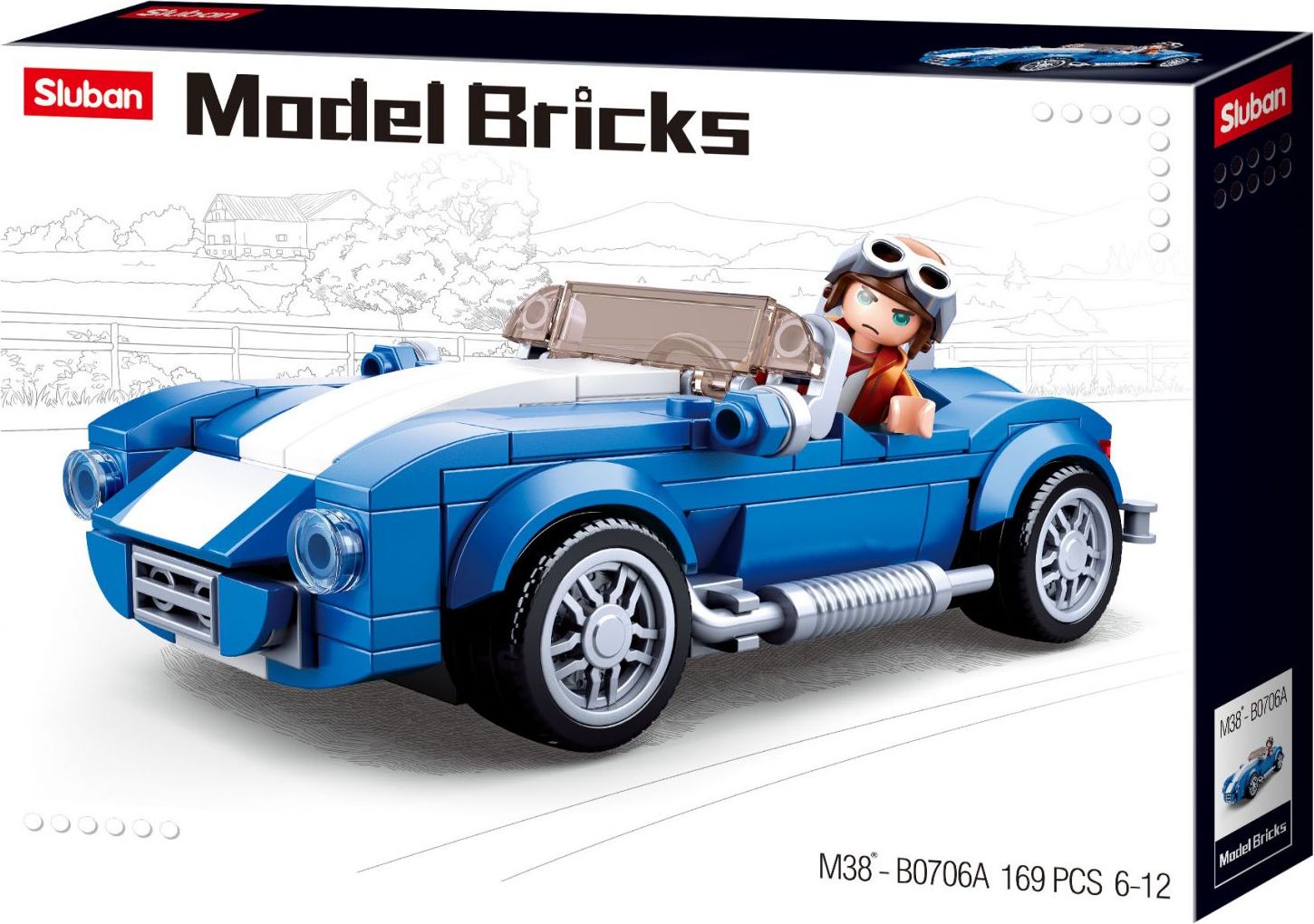 Sluban Modely M38-B0706A Sportovní kabriolet - obrázek 2