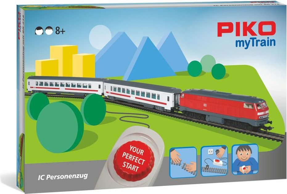 Piko Startovací sada Osobní vlak s dieselovou lokomotivou IC - 57095 - obrázek 1