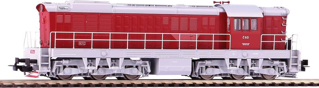Piko Dieselová lokomotiva T669 ČSD IV červená - 59786 - obrázek 1